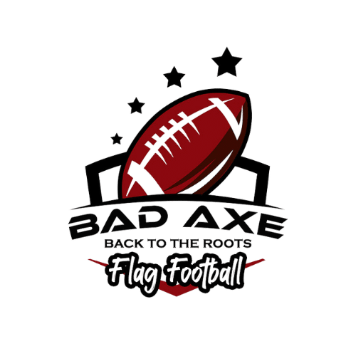 bad axe back to the roots flag football logo png